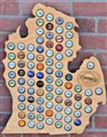 Michigan Beer Cap Map